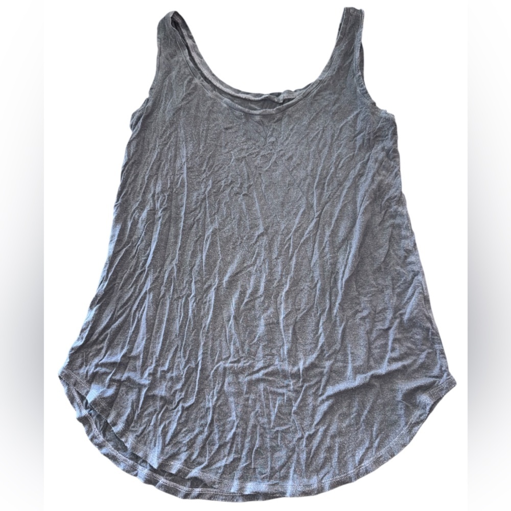 Garage Gray Sleeveless Loose Fit Women's Tank Top XS